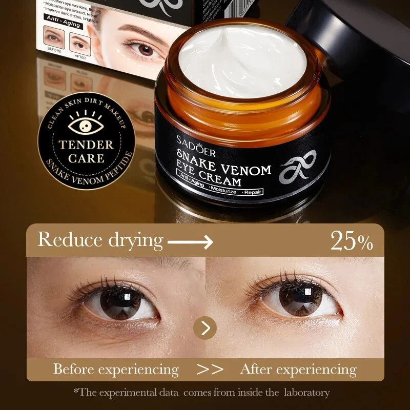 کرم دور چشم عصاره سم مار سادور SADOER SNAKE VENOM EYE CREAM