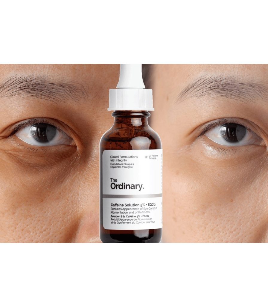 سرم دور چشم کافئین اوردینری