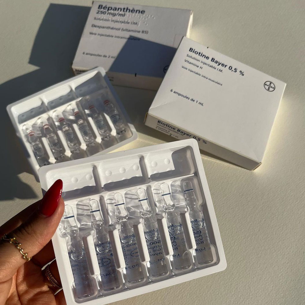 آمپول بیوتین بپانتن بایر آلمان Biotine Bepanthene Bayer