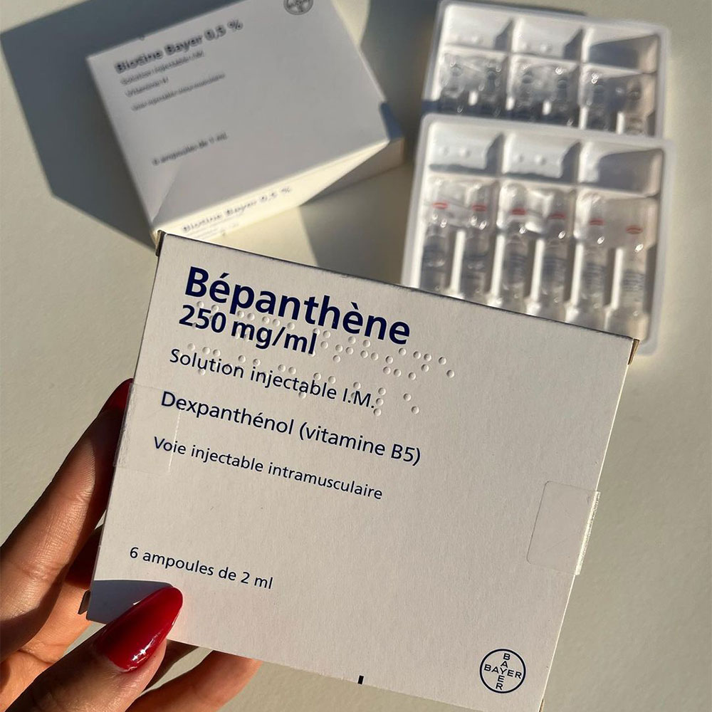 آمپول بیوتین بپانتن بایر آلمان Biotine Bepanthene Bayer