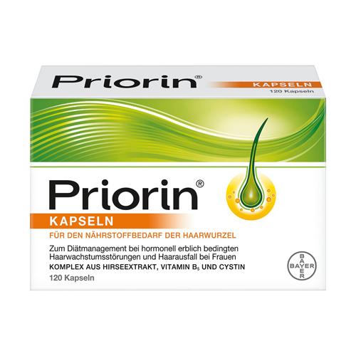 قرص ضد ریزش مو و تقویت مو پریورین اصل برند بایر 120 عددی