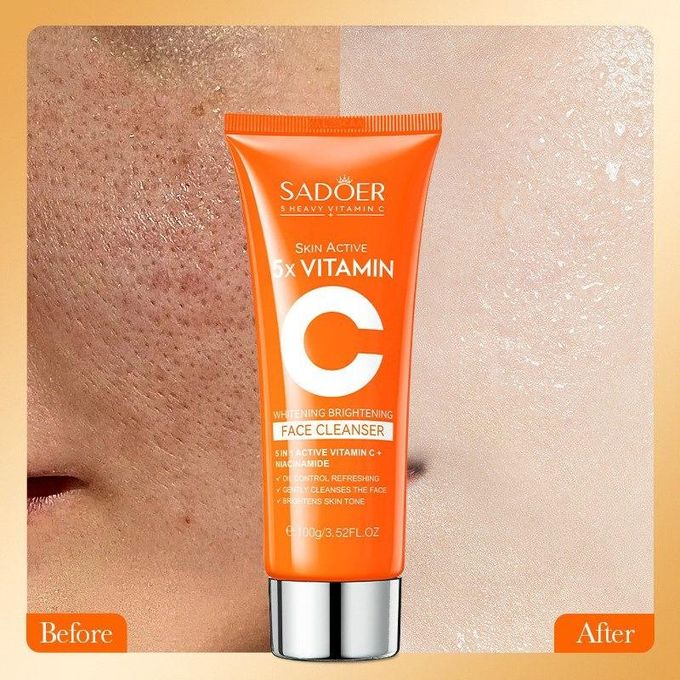 فوم پاک کننده صورت SADOER 5X Vitamin C