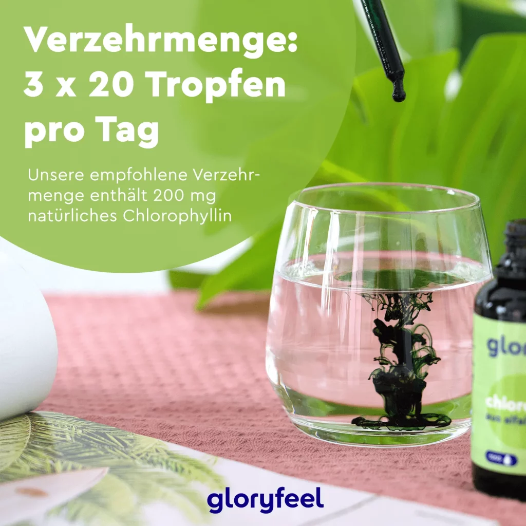 کلروفیل مایع Gloryfeel Chlorophyll (30 میل)