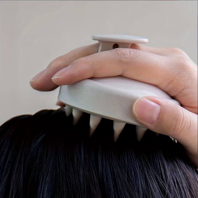 سرشور ماساژور کف سر سیلیکونی (رنگ رندوم)