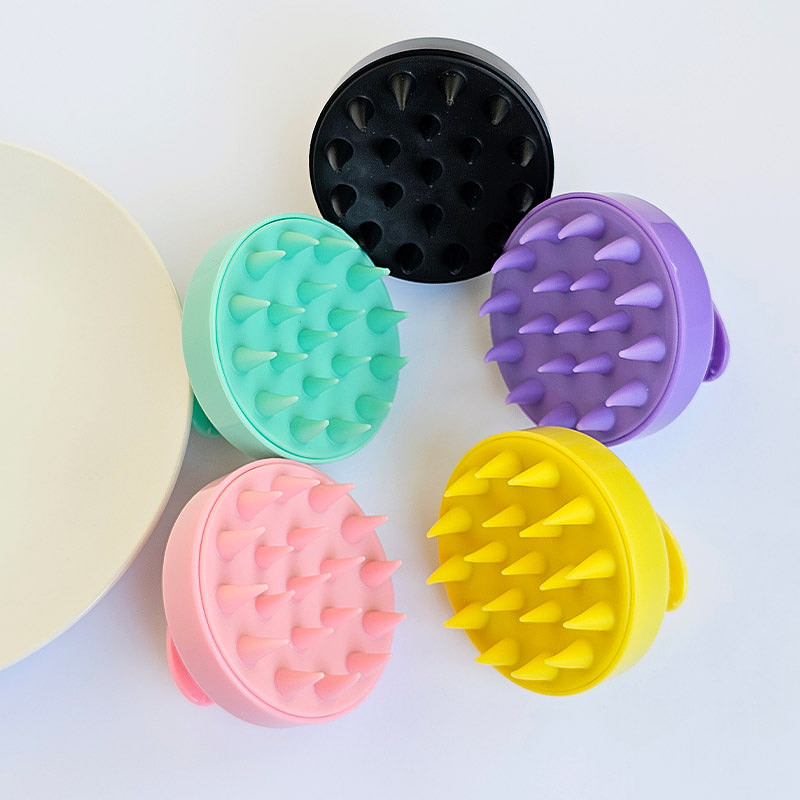 سرشور ماساژور کف سر سیلیکونی (رنگ رندوم)