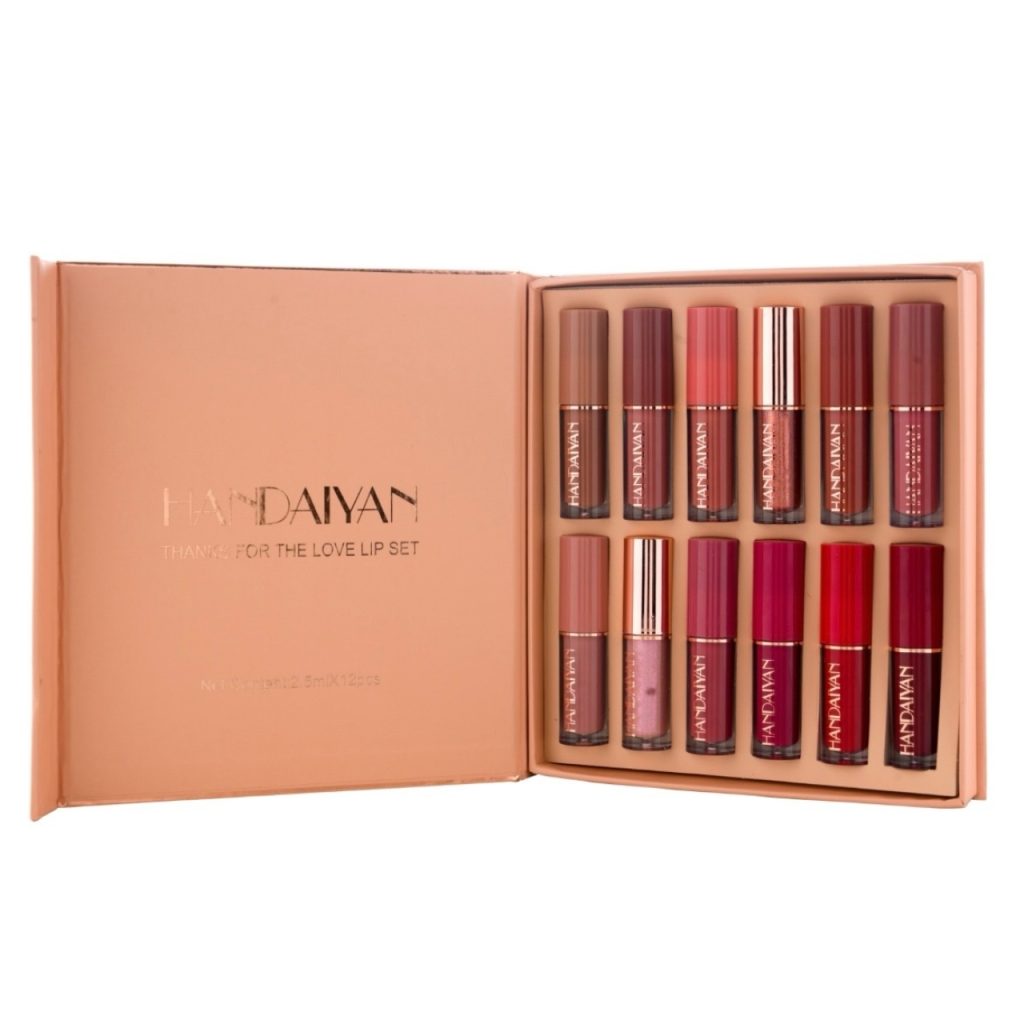 پک رژ لب مایع مینی 12 تایی هندیان handaiyan