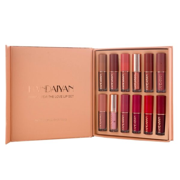 پک رژ لب مایع مینی 12 تایی هندیان handaiyan