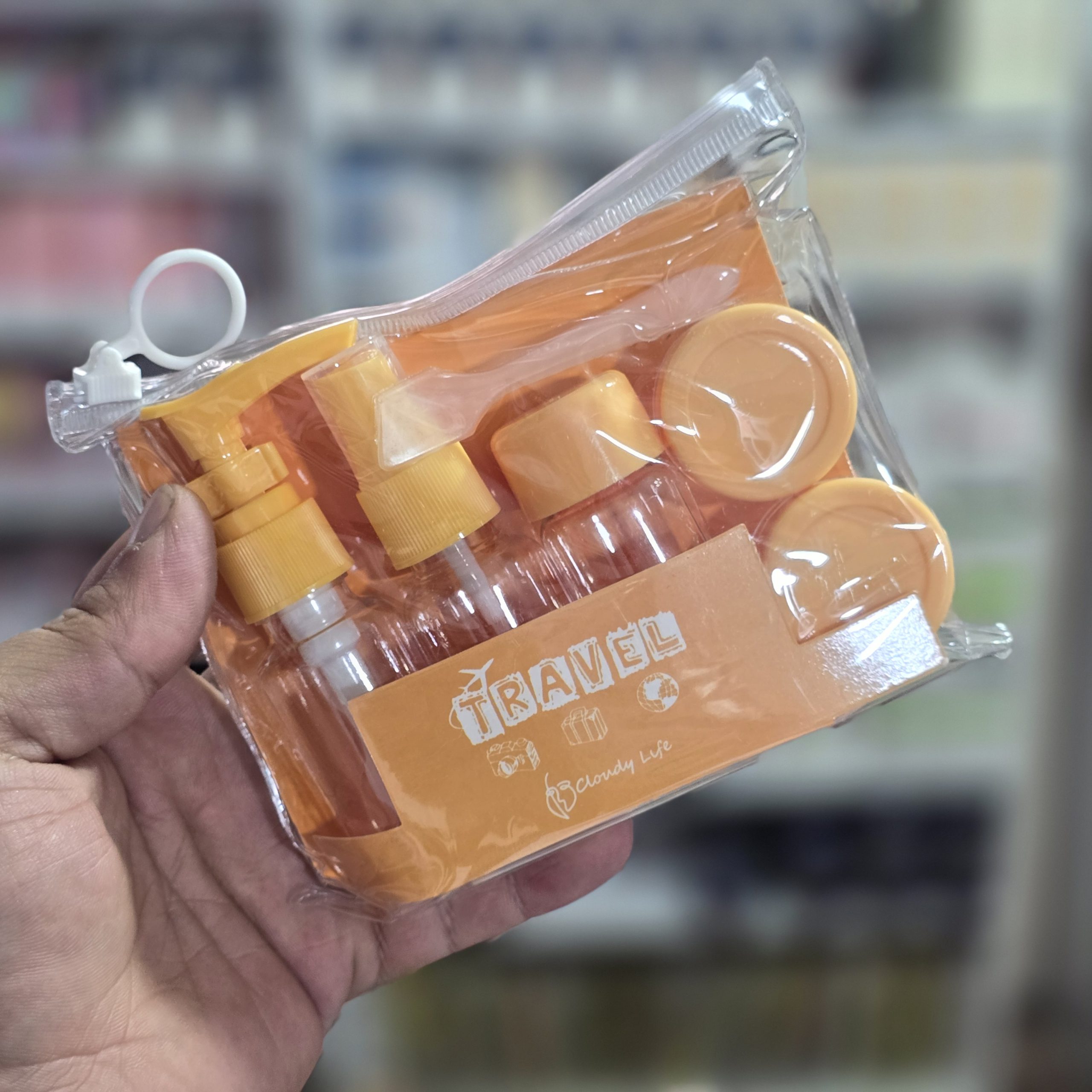 پک مسافرتی آرایشی 5 تکه (cosmetic travel pack )