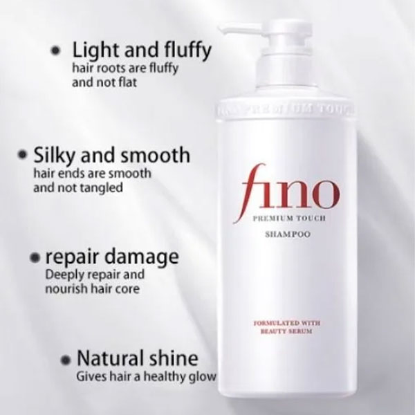 شامپو ترمیم کننده مو فینو Fino Premium Touch Shampoo 550Ml