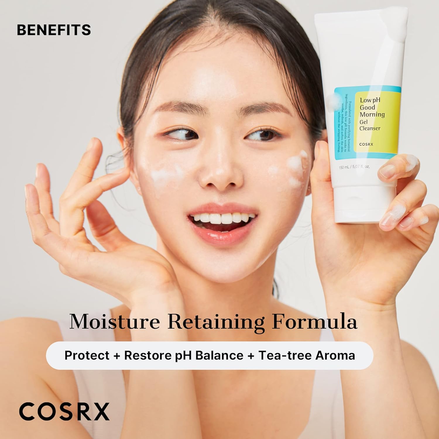 ژل شستشوی صورت گود مورنینگ کوزارکس COSRX Low pH Good Morning Gel Cleanser 150ml