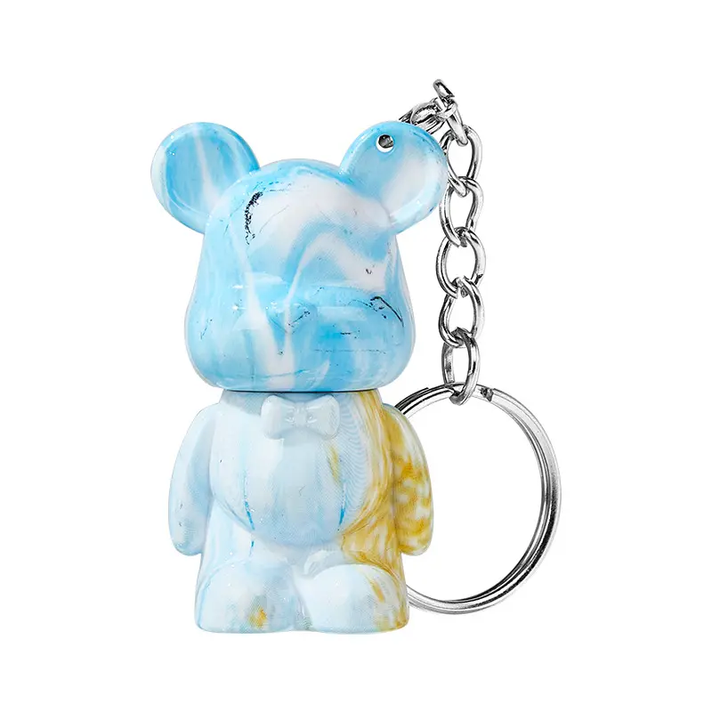 رژ مخملی کره ای دسته کلیدی خرسی B03