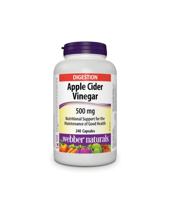 کپسول سرکه سیب وبر نچرالز 240 عدد Webber Naturals Apple Cider Vinegar
