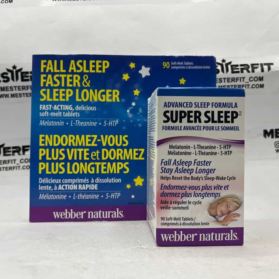 بهبود دهنده خواب سوپر اسلیپ وبر نچرالز حاوی ملاتونین، ال تیانین و 5HTP