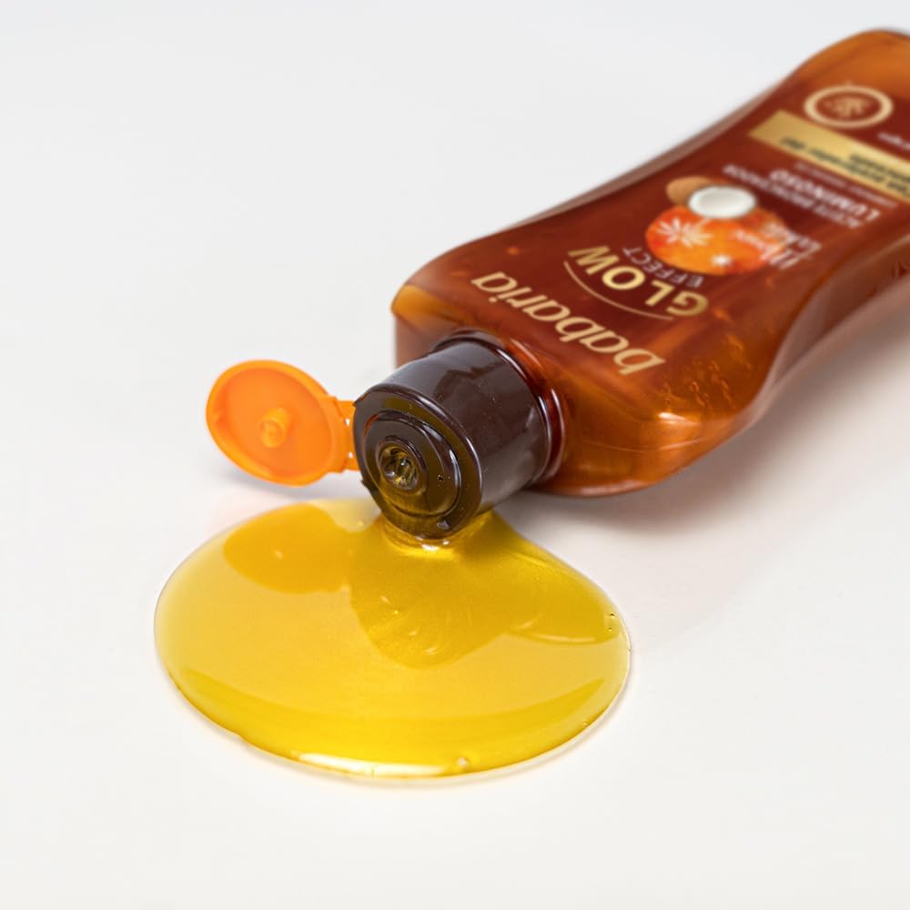روغن برنزه کننده باباریا مدل Glow Effect حجم 200 میل