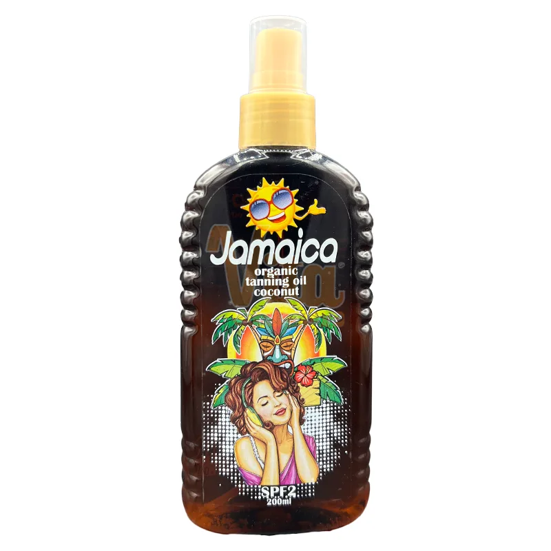 روغن برنزه کننده جامائیکا حاوی عصاره نارگیل اصل Jamaica Organic Tanning Oil Coconut