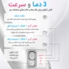 سشوار برسی و حالت‌دهنده حرفه‌ای دو طرفه شیگلم مدل Cool Shield Blowout Brush Pro