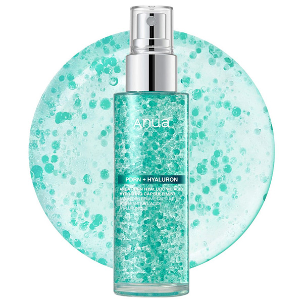 اسپری میست کپسولی آبرسان پی دی آر ان آنوا Anua Pdrn Hyaluronic Acid Hydrating Capsule Mist 100Ml