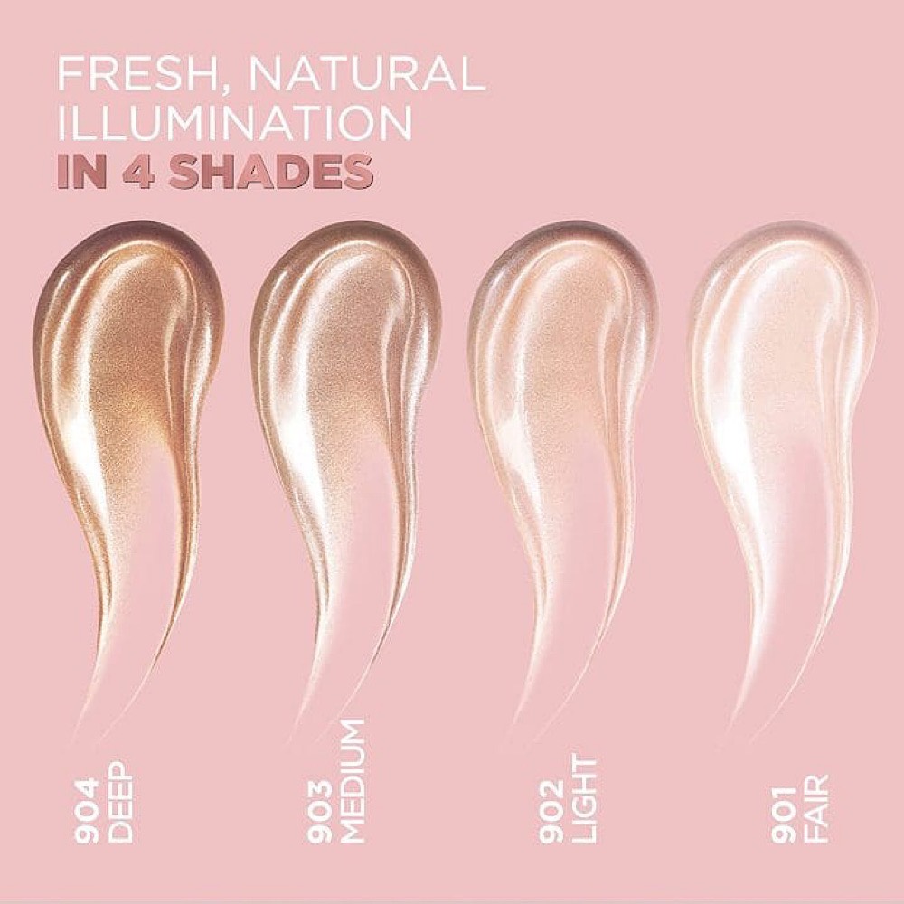 کرم درخشان کننده لومی گلوشن لورال Loreal Lumi Glotion شماره 901 Fair حجم 40 میل