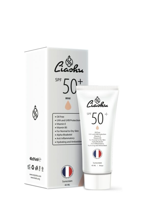 کرم ضدآفتاب رنگی بژ SPF 50 لیاشو
