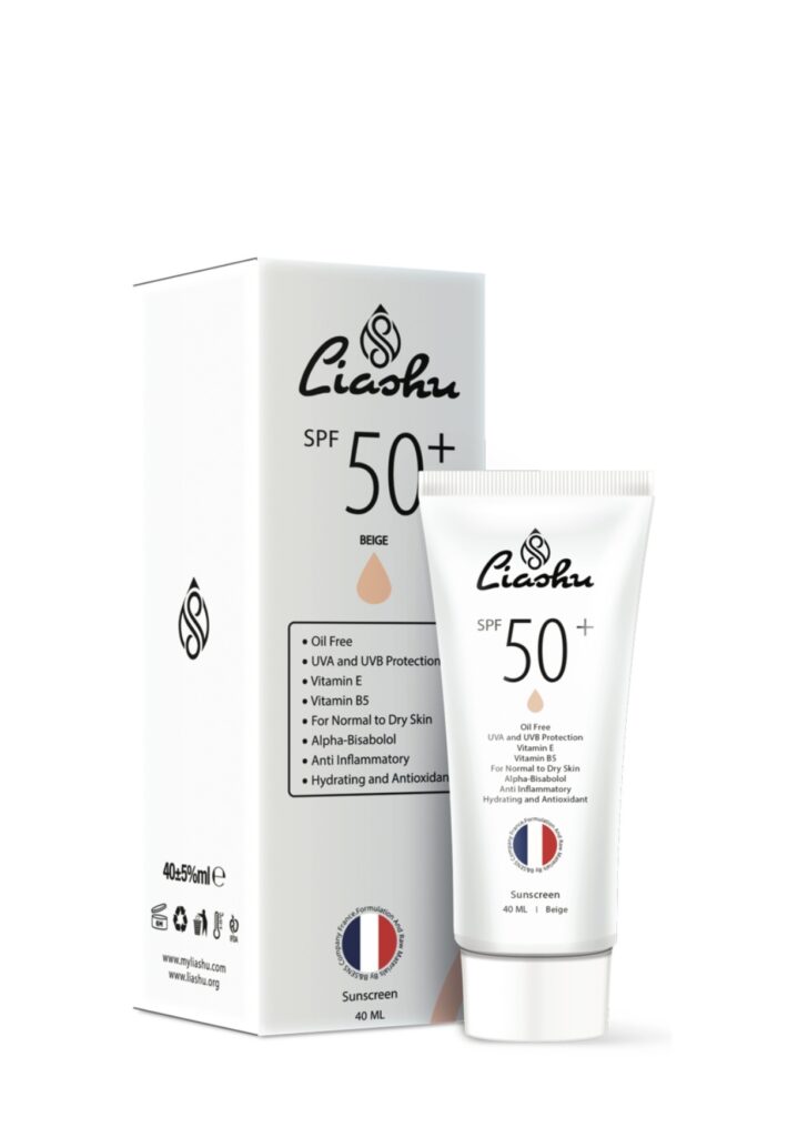 کرم ضدآفتاب رنگی بژ SPF 50 لیاشو